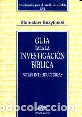 Libros: GUIA PARA LA INVESTIGACION BIBLICA IEB/16 - BAZYLINSKI, STANISLAW,