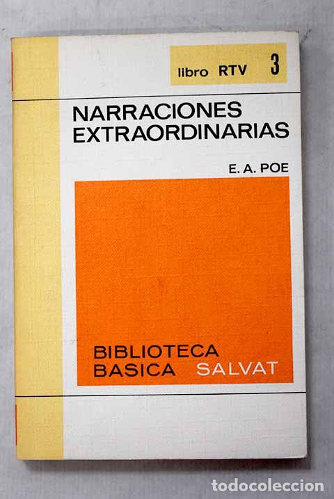 Libros: Narraciones extraordinarias.- Poe, Edgar Allan
