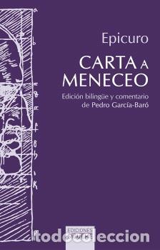Libros: CARTA A MENECEO - EPICURO, - Foto 1