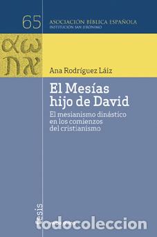 Libros: MESIAS HIJO DE DAVID, EL - RODRIGUEZ LAIZ, ANA, - Foto 1