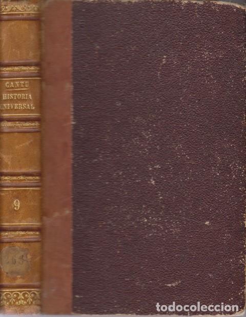 Libros: HISTORIA UNIVERSAL. TOMO IX - C&Eacute;SAR CANT&Uacute; - Foto 1