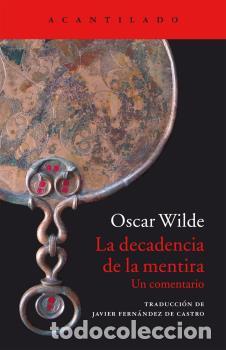 Libros: DECADENCIA DE LA MENTIRA - WILDE, OSCAR, - Foto 1