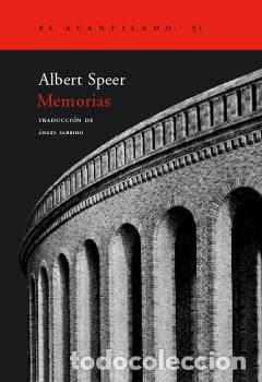 Libros: MEMORIAS ALBERT SPEER - SPEER, ALBERT, - Foto 1