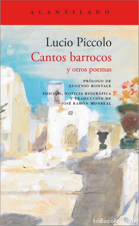 Libros: CANTOS BARROCOS - PICCOLO, LUCIO,
