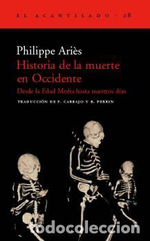 Libros: HISTORIA DE LA MUERTE EN OCCCIDENTE - ARIES, PHILIPPE, - Foto 1