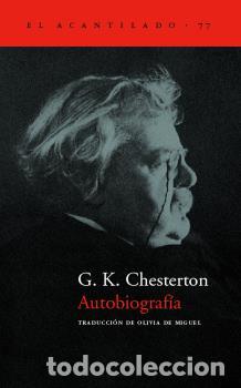 Libros: AUTOBIOGRAF&Iacute;A - CHESTERTON, G.K., - Foto 1