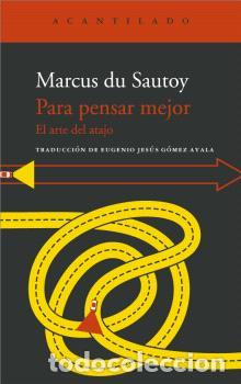 Libros: PARA PENSAR MEJOR - DU SAUTOY, MARCUS, - Foto 1