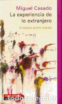 Libros: EXPERIENCIA DE LO EXTRANJERO - CASADO, MICHEL, - Foto 1
