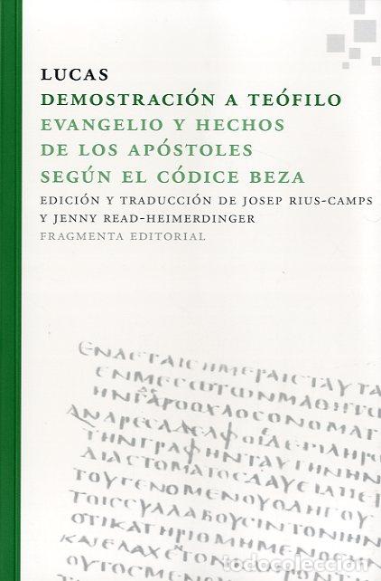 Libros: DEMOSTRACION A TEOFILO - LUCAS., - Foto 1