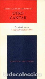 Libros: OTRO CANTAR - GARCIA-MAIQUEZ, JAIME, - Foto 1