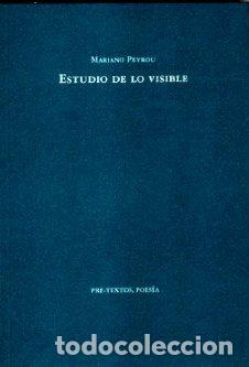 Libros: ESTUDIO DE LO VISIBLE PT-871 - PEYROU, MARIANO, - Foto 1