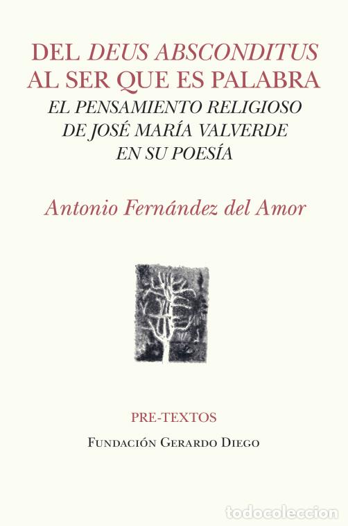 Livros em segunda m&atilde;o: DEL DEUS ABSCONDITUS AL SER QUE ES PALABRA - FERN&Aacute;NDEZ DEL AMOR, ANTONIO,