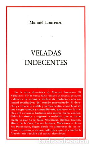 Libros: VELADAS INDECENTES - LOURENZO, MANUEL, - Foto 1