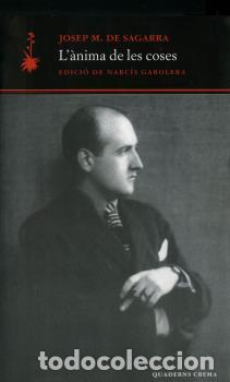 Libros: ANIMA DE LES COSES DD-8 - DE SAGARRA, JOSEP MARIA, - Foto 1