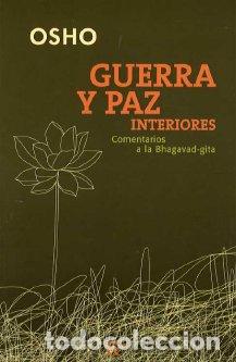 Libros: GUERRA Y PAZ INTERIORES - OSHO, - Foto 1