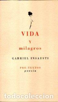 Libros: VIDA Y MILAGROS PT-856 - INSAUSTI, GABRIEL, - Foto 1