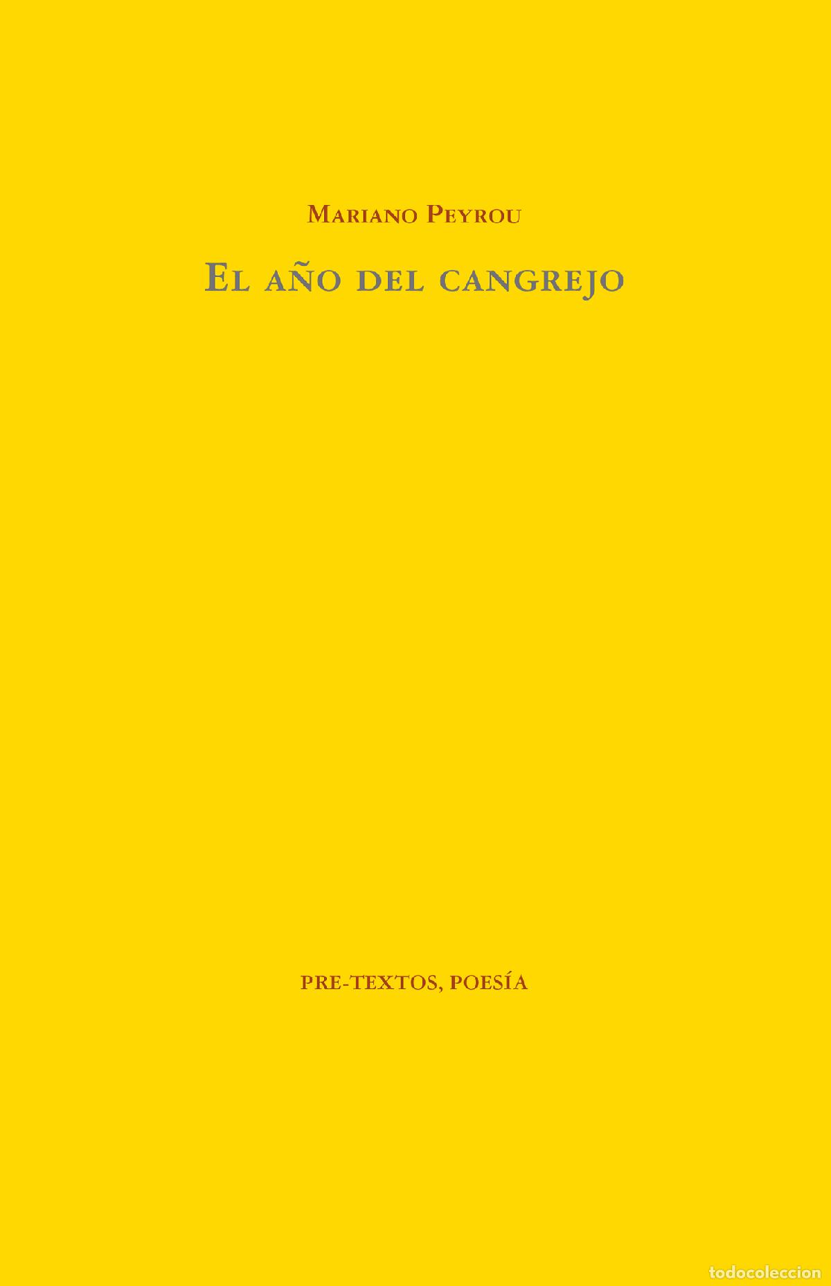 Libros: A&Ntilde;O DEL CANGREJO, EL - PEYROU, MARIANO, - Foto 1