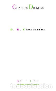 Libros: CHARLES DICKENS PT-231 - CHESTERTON, G.K., - Foto 1