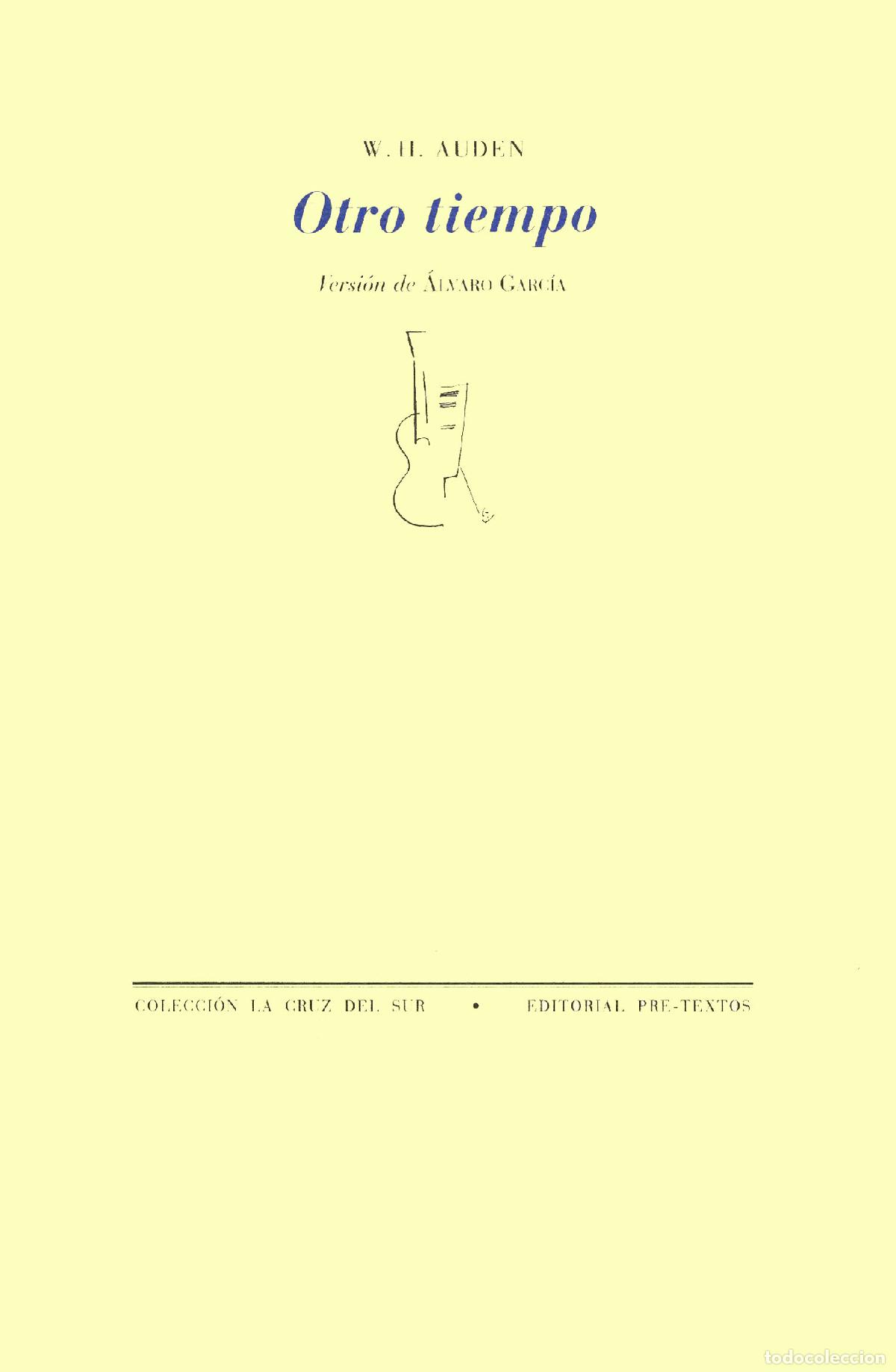 Libros: OTRO TIEMPO PT-181 - AUDEN, W.H., - Foto 1