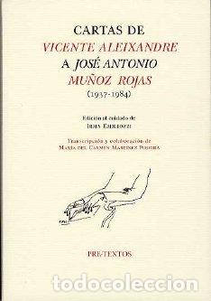Libros: CARTAS DE VICENTE ALEIXANDRE PT-724 - ALEIXANDRE, VICENTE,