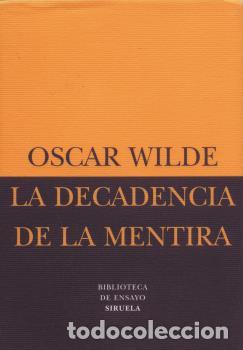 Libros: DECADENCIA DE LA MENTIRA BE-10 - WILDE, OSCAR, - Foto 1
