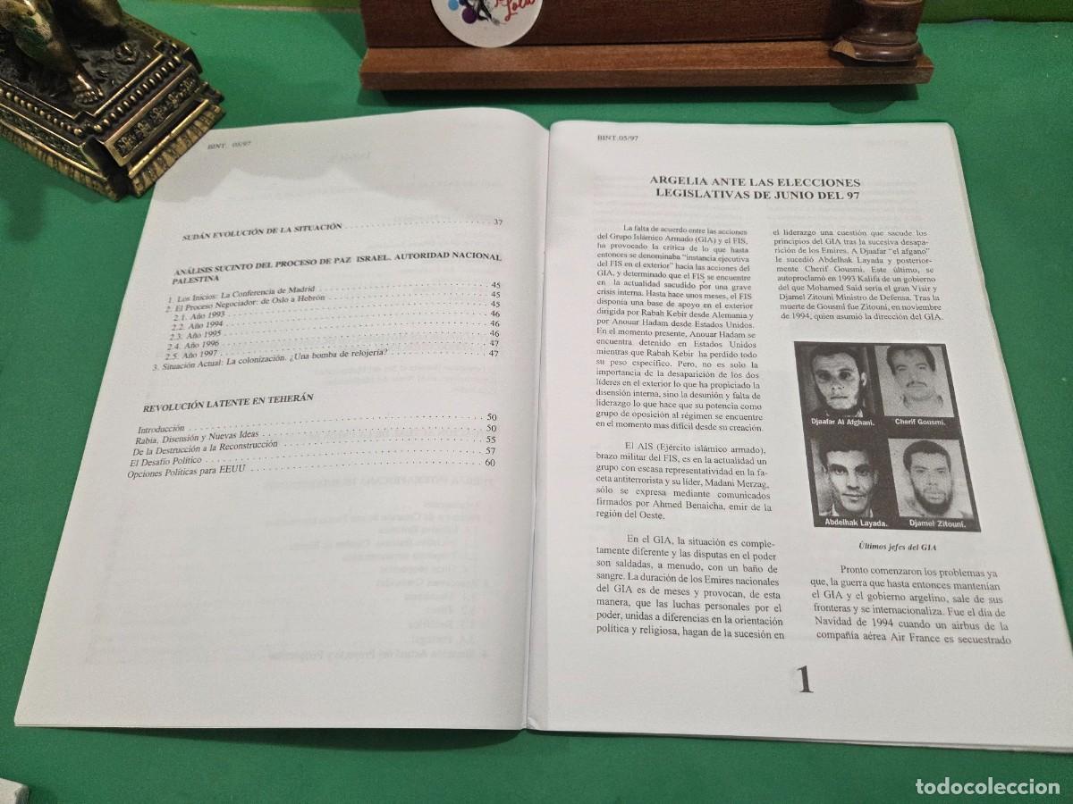 Libros: &rdquo;&rdquo;BOLETIN DE INTELIGENCIA&rdquo;&rdquo;..ESTADO MAYOR DEL EJ&Eacute;RCITO..N&deg;5...1997... - Foto 5
