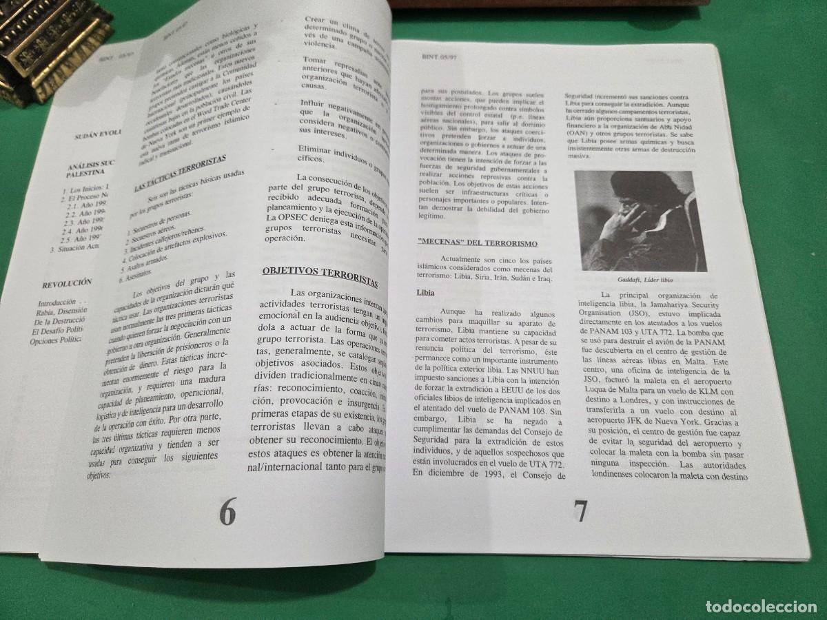 Libros: &rdquo;&rdquo;BOLETIN DE INTELIGENCIA&rdquo;&rdquo;..ESTADO MAYOR DEL EJ&Eacute;RCITO..N&deg;5...1997... - Foto 7
