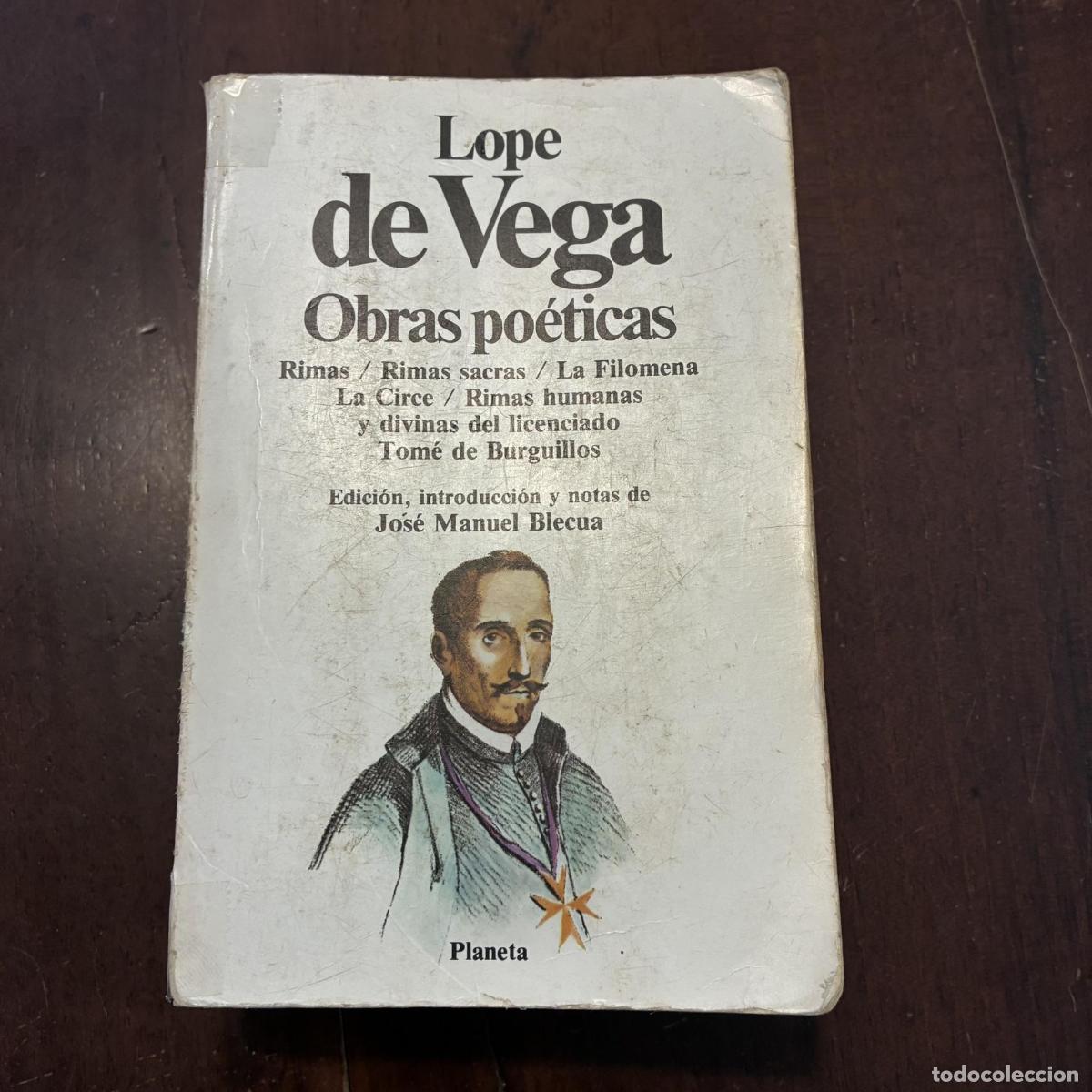 Libros: Obras po&eacute;ticas - Lope de Vega