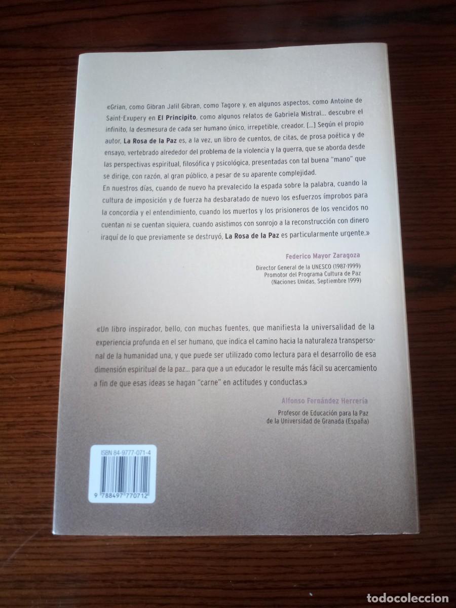 Libros: &rdquo;La rosa de la paz&rdquo;, GRIAN (Obelisco) - Foto 2