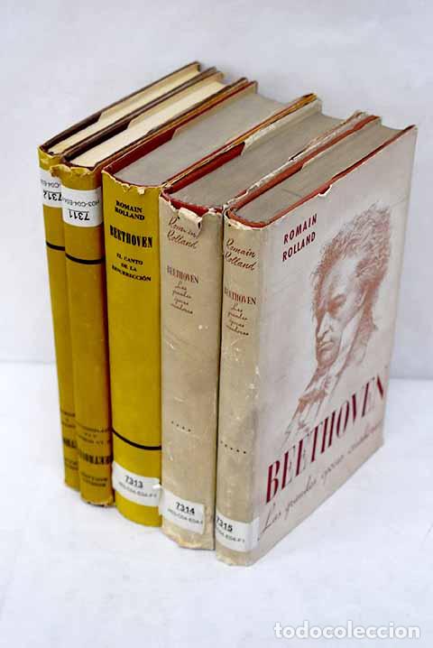 Libros: Beethoven: las grandes &eacute;pocas creadoras.- Rolland, Romain - Foto 1