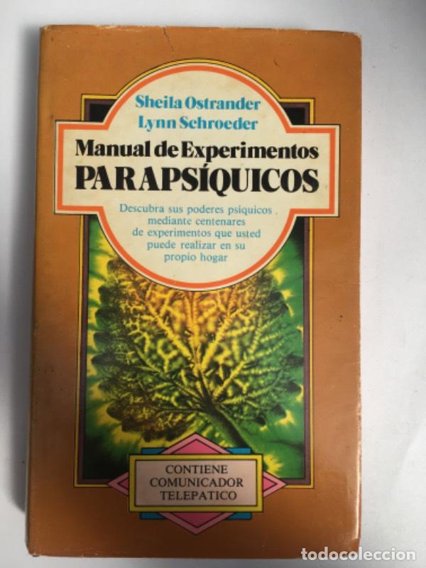 Libros: Manual de experimentos paraps&iacute;quicosq - Sheila Ostrander - Foto 1