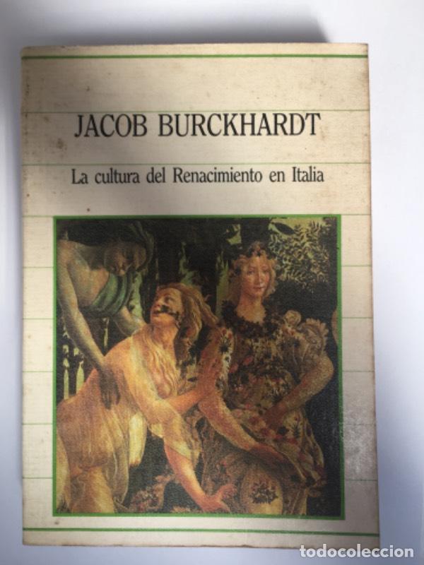 Livros em segunda m&atilde;o: La cultura del renacimiento en Italia - Jacob Burckhardt