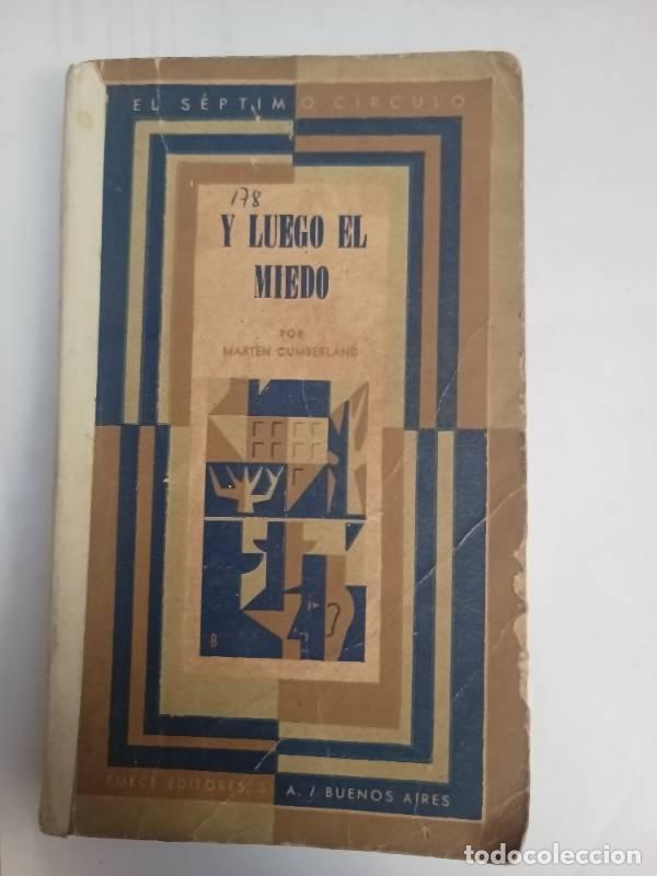 Libri di seconda mano: Y luego el miedo - Marten Cumberland