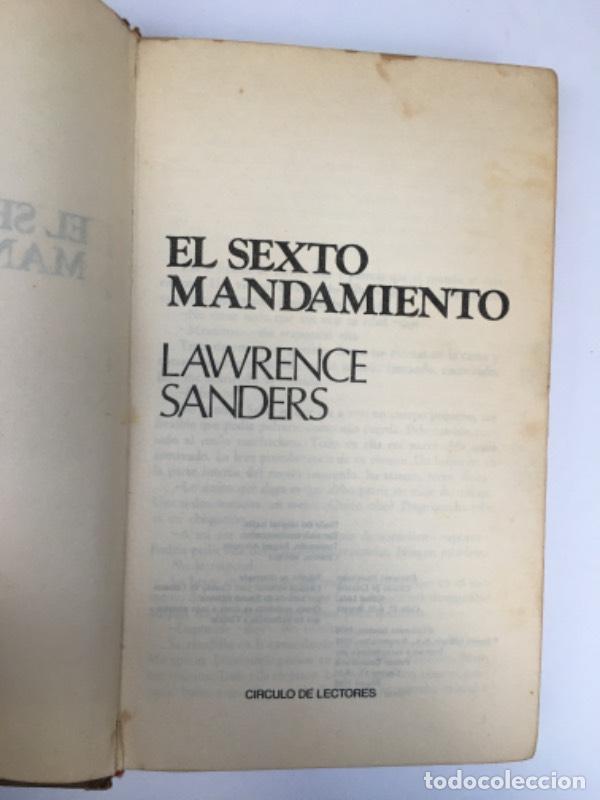 Libros: El sexto mandamiento - Lawrence Sanders - Foto 1