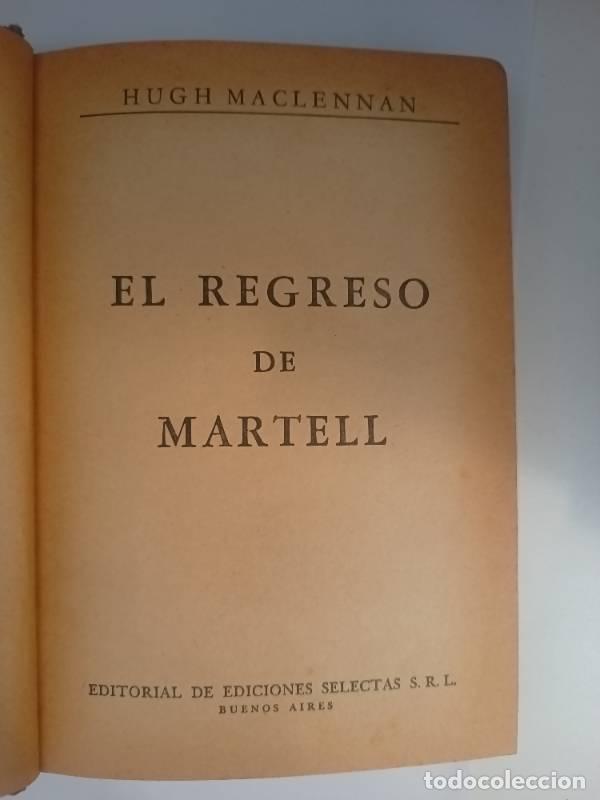 B&uuml;cher: El regreso de Martell - Hugh MacLennan