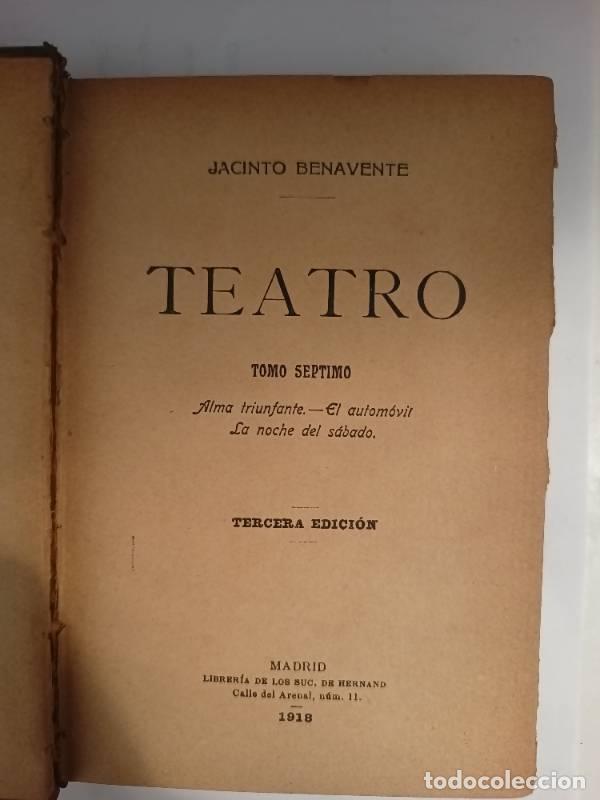 Libros: Obras teatro 7 - Benavente - Foto 1