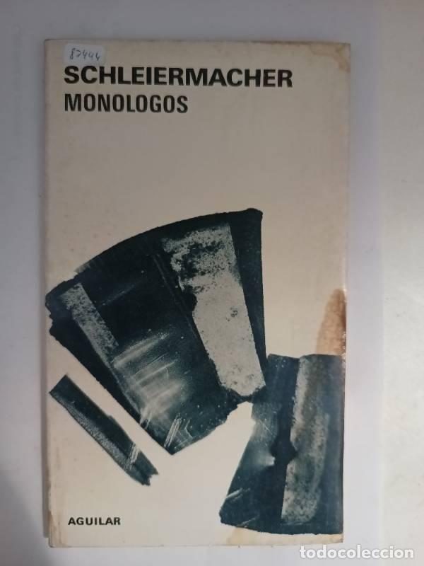 Libros: Monologos - Scheleiermacher - Scheleiermacher - Foto 1