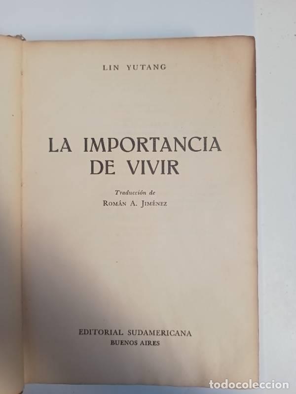 books: La importancia de vivir - Liny Yutang