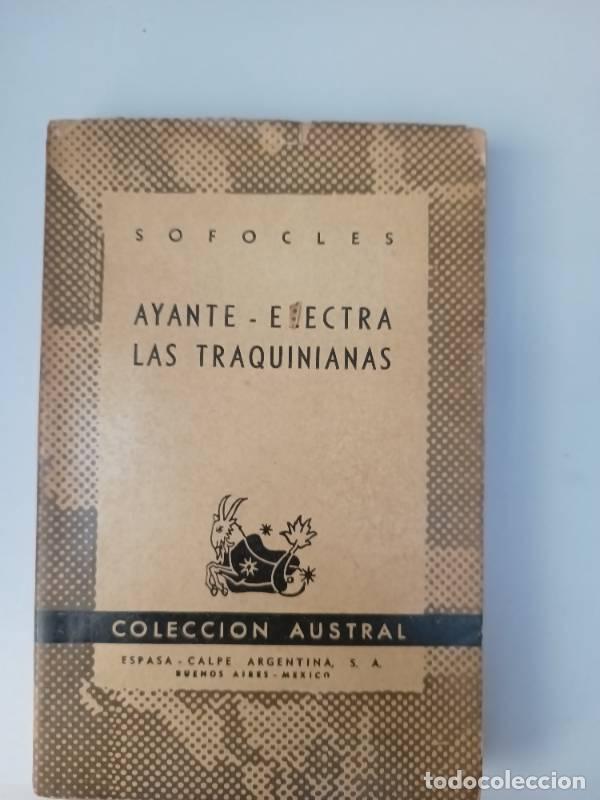Libros: Ayante - electra las traquinianas - Sofocles