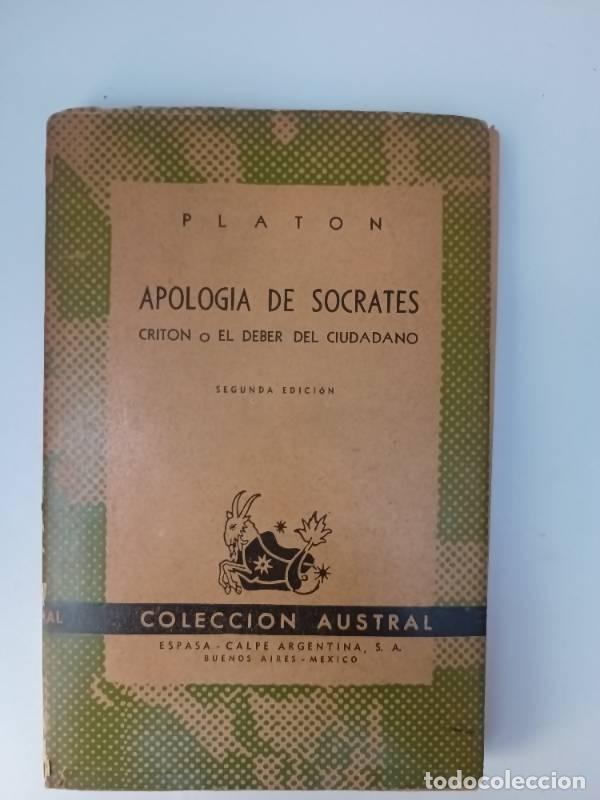 Libros: Apolog&iacute;a de s&oacute;crates - Platon - Foto 1