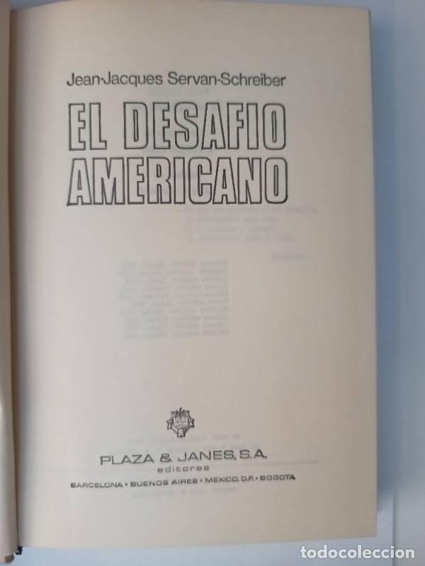 Libros: El deasf&iacute;o americano - Jean Jacques Servan Schreiber - Foto 1