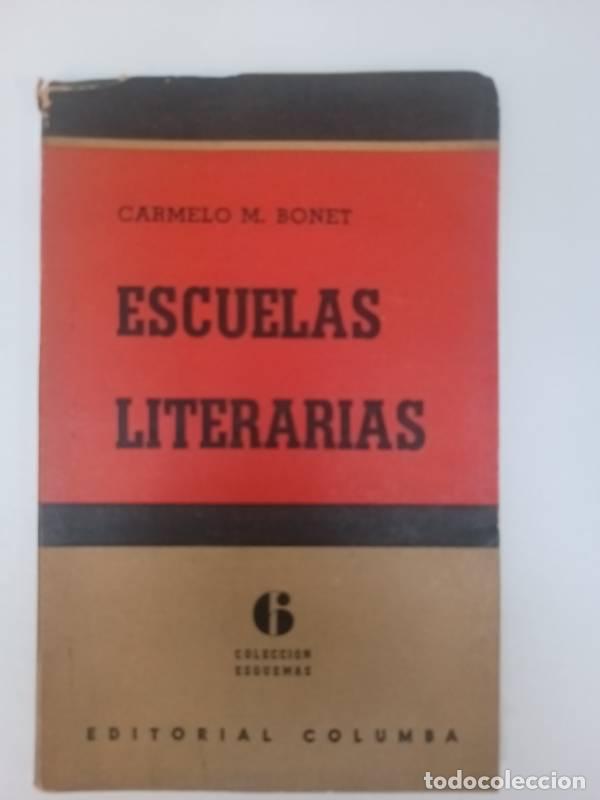 Libri di seconda mano: Escuelas literarias - Carmelo Bonet