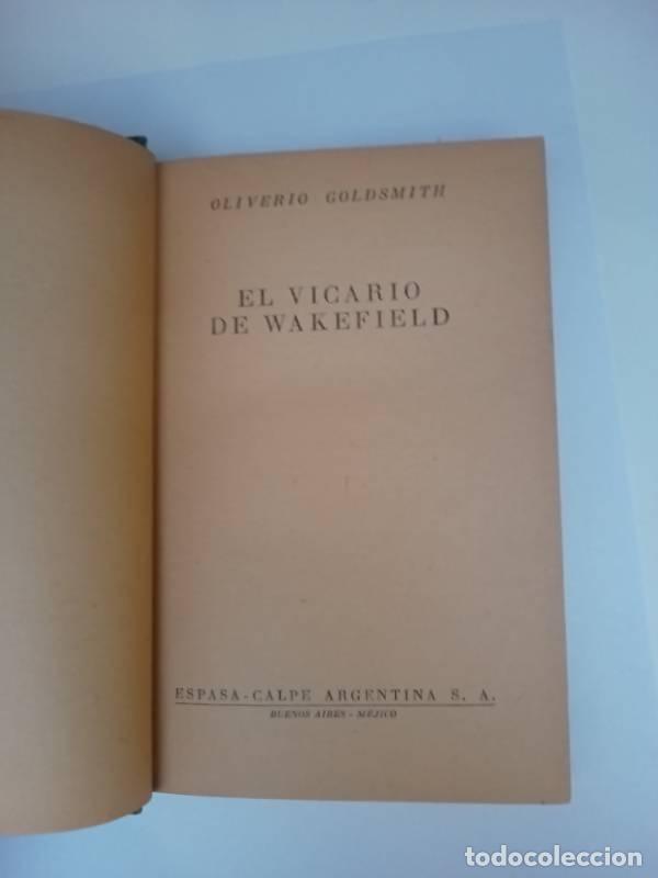 Libros: El vicario de wakefield - Oliverio Goldsmith - Foto 1
