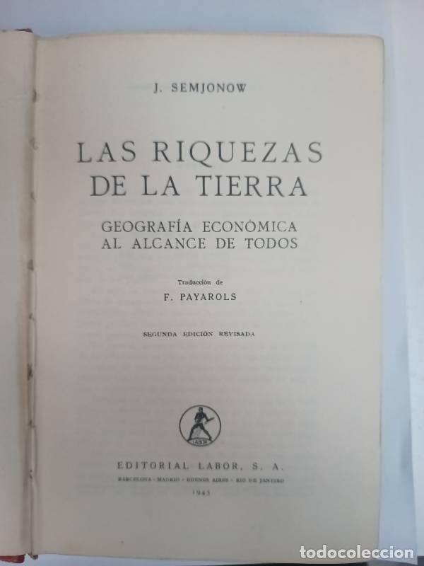Libri di seconda mano: Las riquezas de la tierra - Semjonow