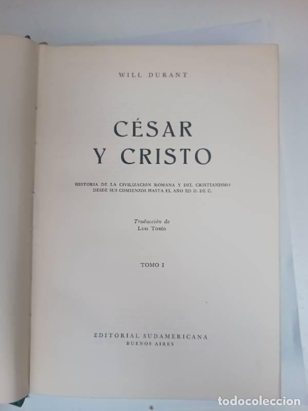Libros: Cesar y Cristo I - Will Durant - Foto 1