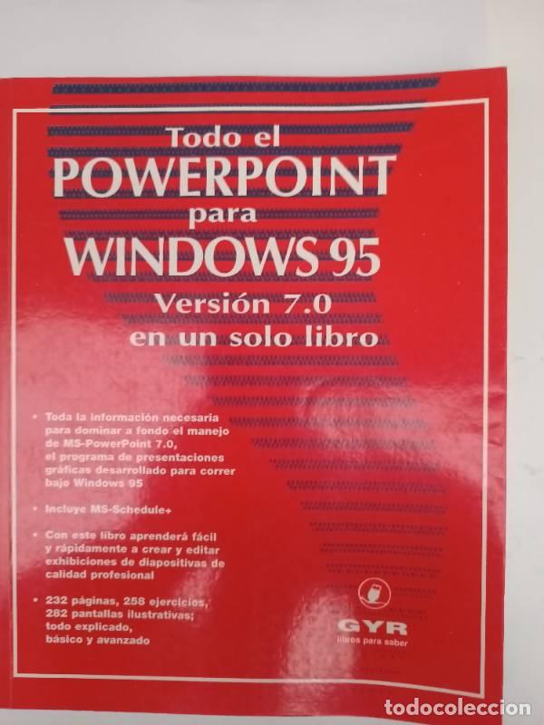 Libros: Todo El PowerPoint Para Windows 95 V. 7 - unknown author - Foto 1