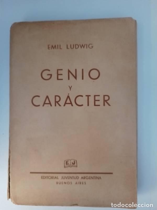 Libros: Genio y car&aacute;cter - Emil Ludwig - Foto 1