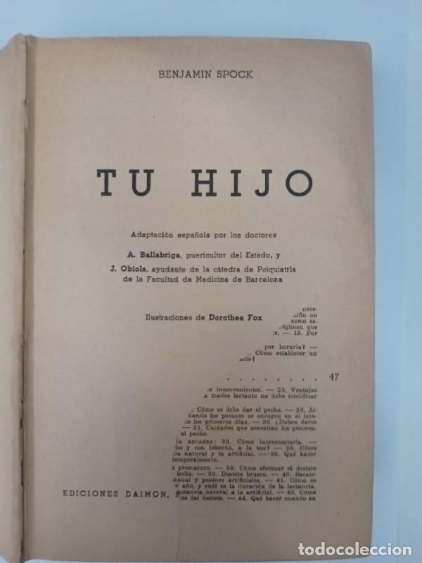 Libros: Tu hijo - Benjamin Spock - Benjamin Spock - Foto 1