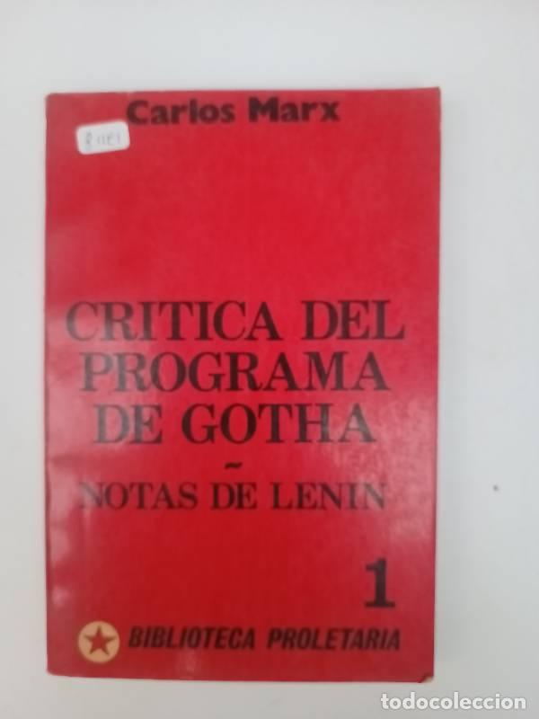 Libros: Cr&iacute;tica del programa de Gotha - Carlos Marx - Foto 1