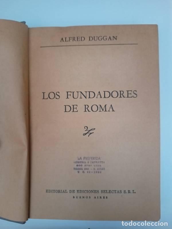 Libros: Los fundadores de roma - Alfred Duggan - Foto 1